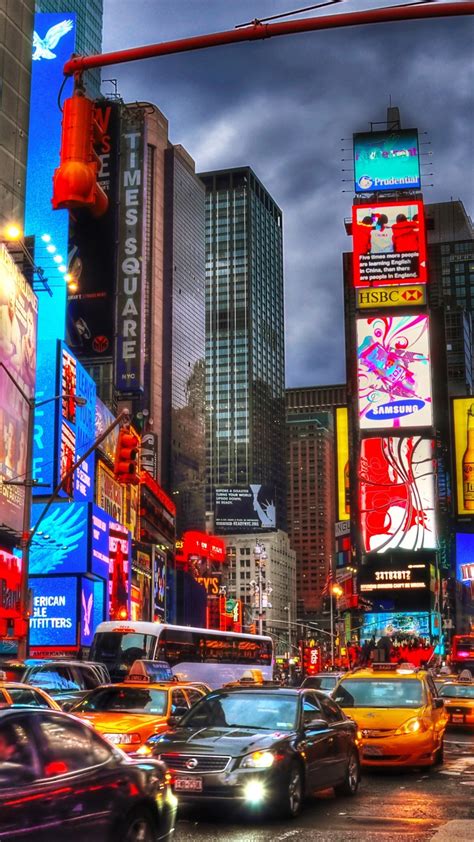 New York City Times Square Der Nacht Wolkenkratzer Geschäfte