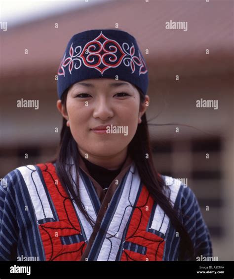Ainu Girl Ainu Are The Aboriginal People Of Hokkaido Japans Most