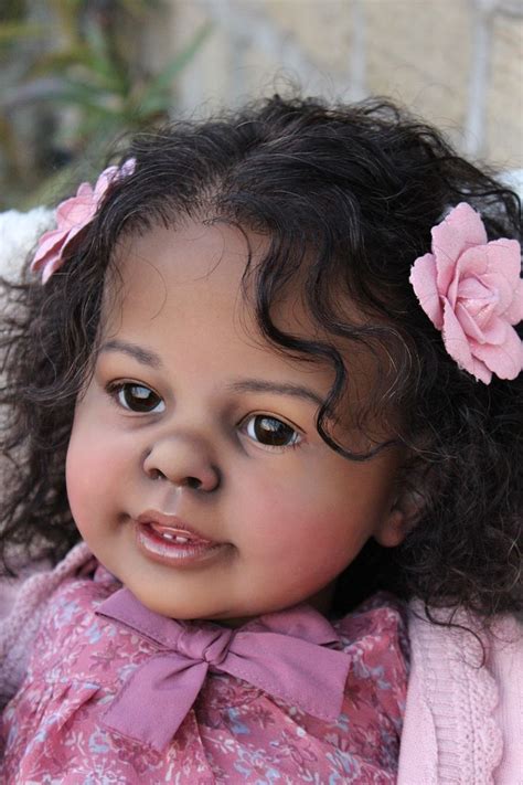 Custom Order For Black Aa Toddler Reborn Girl Ethnic Biracial Doll