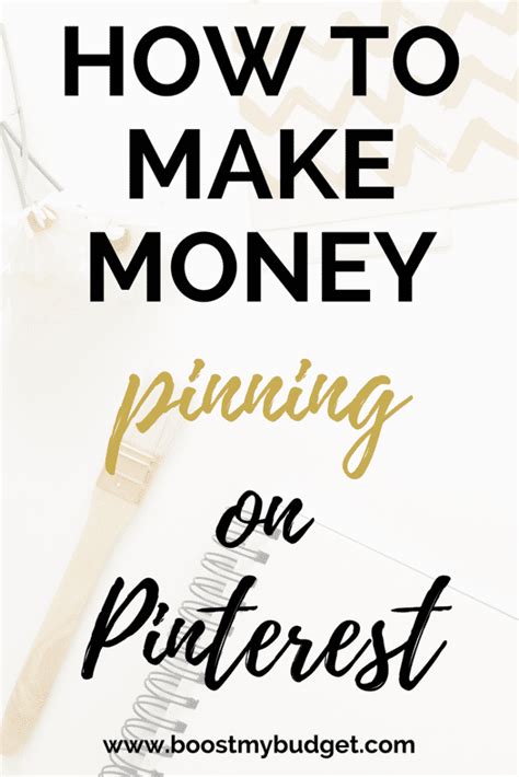 How To Make Money On Pinterest Updated For 2020 Boost My Budget