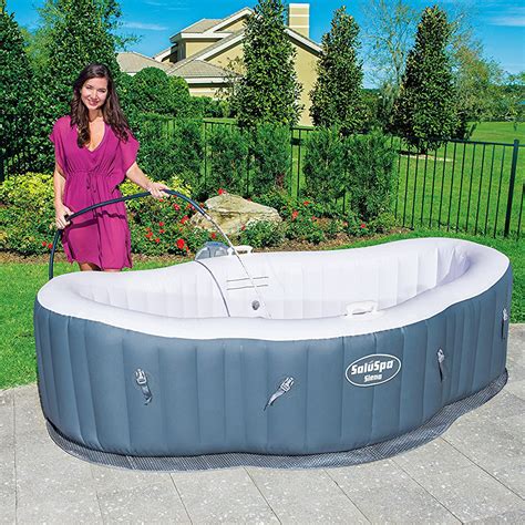 Bestway Saluspa Siena Airjet 2 Person 8 X 5 X 2 Inflatable Portable Hot Tub Ebay