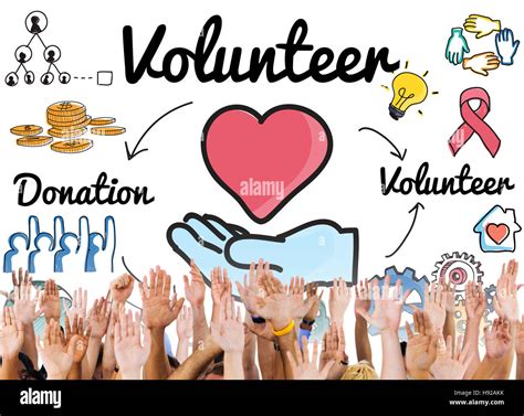 Volunteer Donation Welfare Helping Hand Concept Stock Photo Alamy