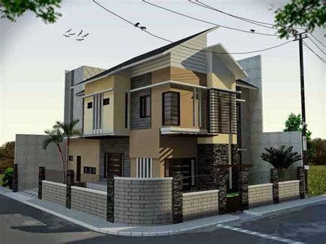 10 desain rumah kayu untuk lahan sempit. 75 Contoh Desain Rumah Minimalis 2 Lantai Yang Nampak ...