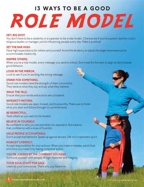 Role Of A Good Role Model