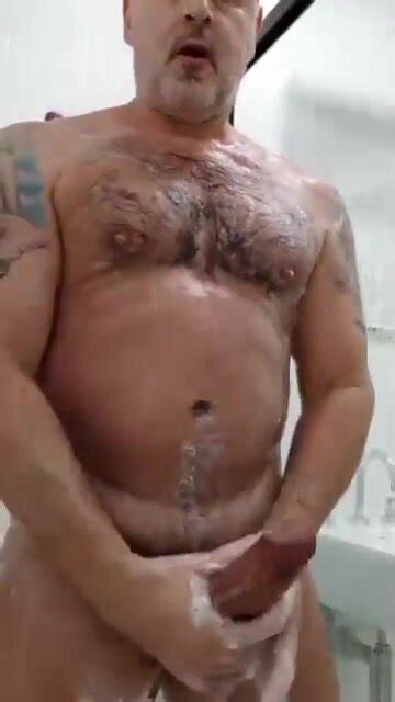 Shower Spy Daddy Is Thick