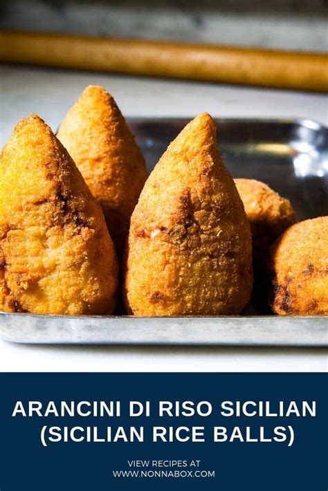 Arancini Di Riso Siciliani Sicilian Rice Balls Recipe Recipe
