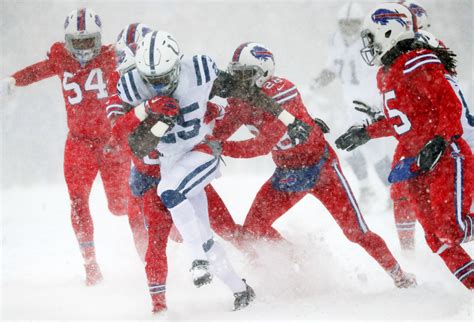 In a season in which the bills busted numerous slumps, allen became buffalo's first starter in a quarter century to win a playoff game. Bills vs. Colts: Images from snow game in Buffalo ...