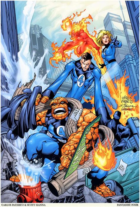 Carlos Pacheco Scott Hanna Fantastic Four Fantastic Four Marvel