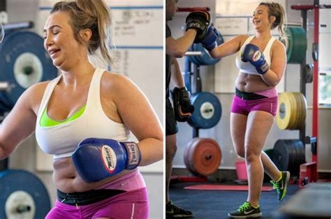 Lauren Goodger Squeezes Into Sports Bra And Minuscule Shorts To Take Up Boxing Daily Star
