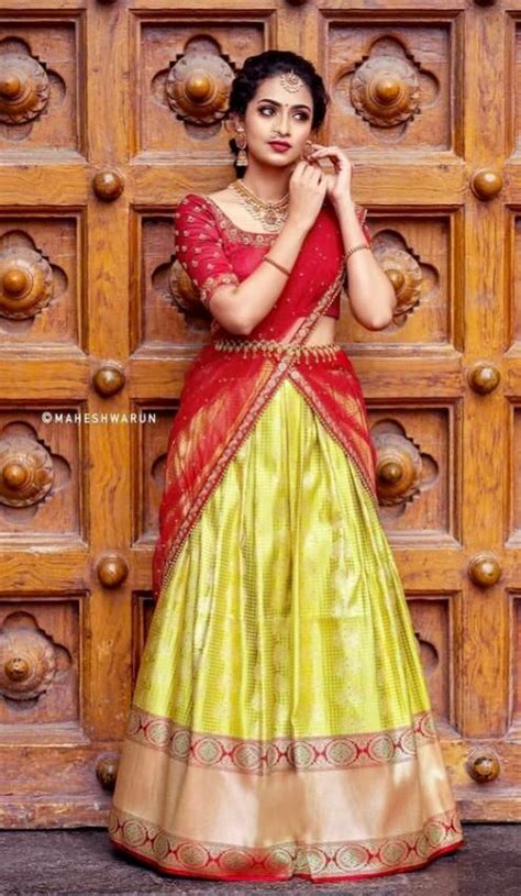 40 Half Saree Designs That Are In Trend This Year Candy Crow Half Saree Designs Half Saree