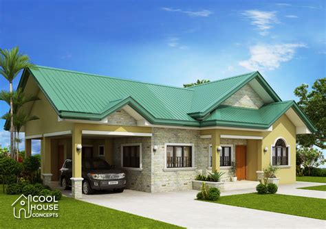 3 Bedroom Bungalow House Design With Floor Plan House Design Ideas