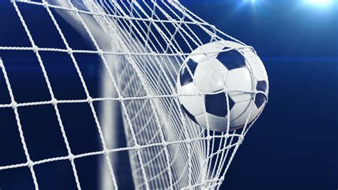 Soccer Ball Flying in Goal Stock-video (100 % royaltyfri) 31968211 ...