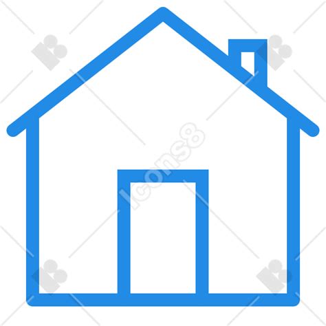 House Icon Blue Png