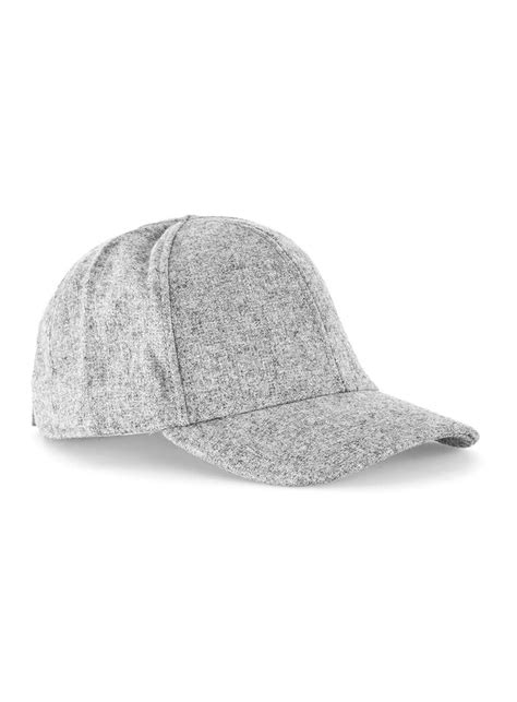 Light Grey Wool Blend Curved Peak Cap Fashion Watches Fashion Hats