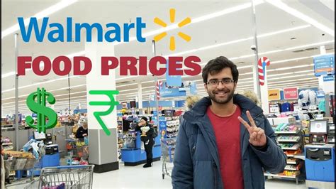 FOOD PRICES AT AMERICAN SUPERMARKET WALMART YouTube