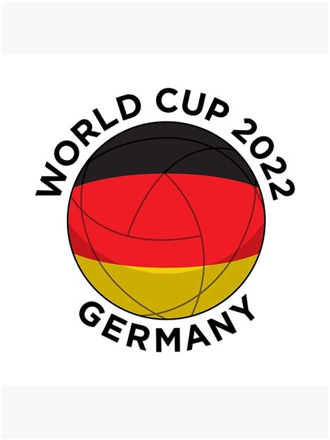 Germany World Cup 2022 Black Text Poster For Sale By Studio 72