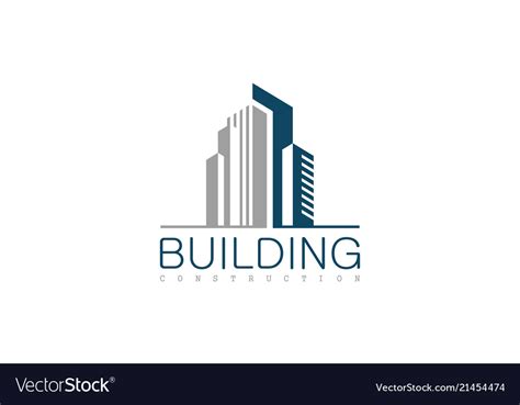 Building Construction Logo Royalty Free Vector Image