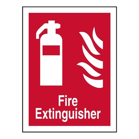 Fire Extinguisher Fire Action Signs