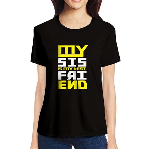 Buy Tvp Fashions Graphic Printed Women Tshirt My Sis Is My Best Friend Cotton Printed Round Neck