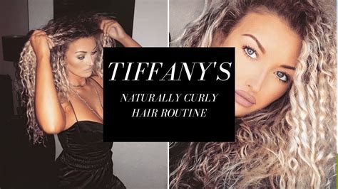 Naturally Curly Hair Routine Tiffany Wood Youtube