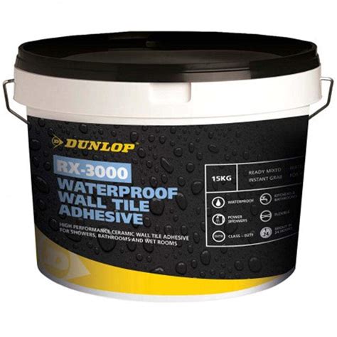 Dunlop Waterproof Wall Tile Adhesive 5kg