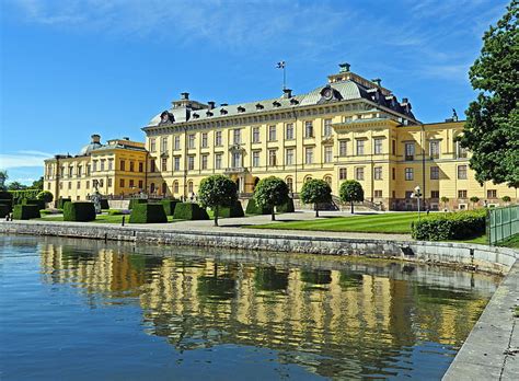 Photo gratuite Château de Drottningholm Stockholm Mälaren Palais Royal chef de lEtat