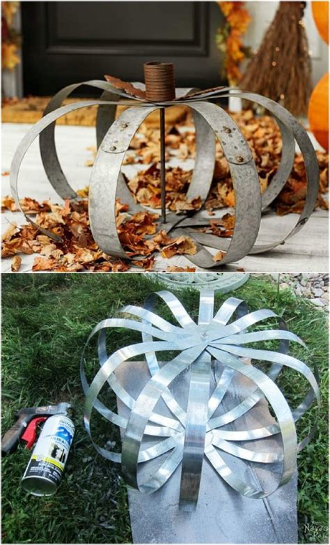 Metal artwork can be a stylish statement for any room in your house. 20 DIY Outdoor Fall Decorations That'll Beautify Your Lawn ...