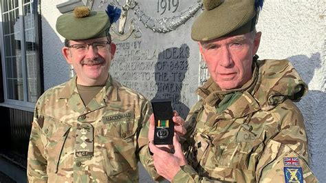 Highland Volunteers Recognised For Long Service Army Cadets Uk