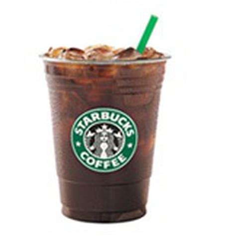 Starbucks Black Iced Coffee Unsweetened Calories Refreshing Starbucks