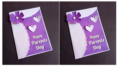 Easy Parents Day Greeting Card Ideas How To Make Parents Day Greeting
