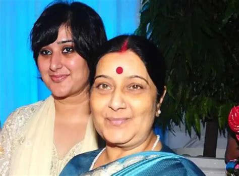 sushma swaraj s daughter bansuri swaraj joins active politics in bjp nation