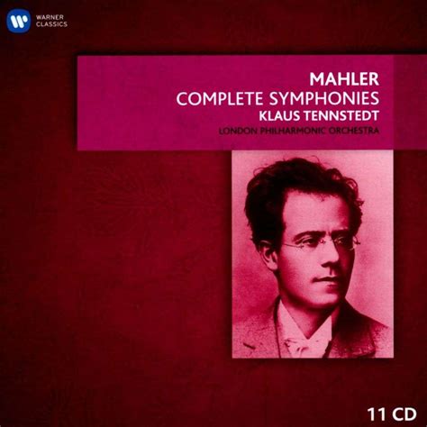 Mahler Complete Symphonies Tennstedt London Philharmonic By Mahler Gustav Cd Box With