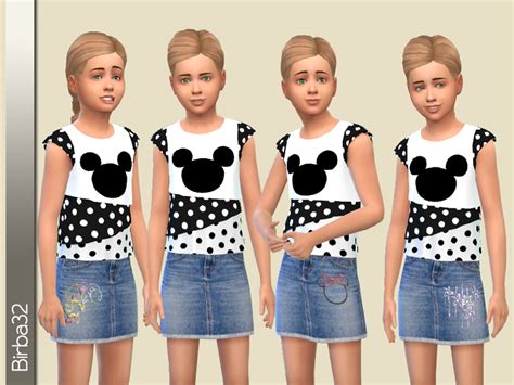 The Sims Resource Baby Denim Skirt
