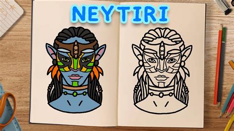 How To Draw Neytiri Avatar 2 The Way Of Water I The Book Of Doodle