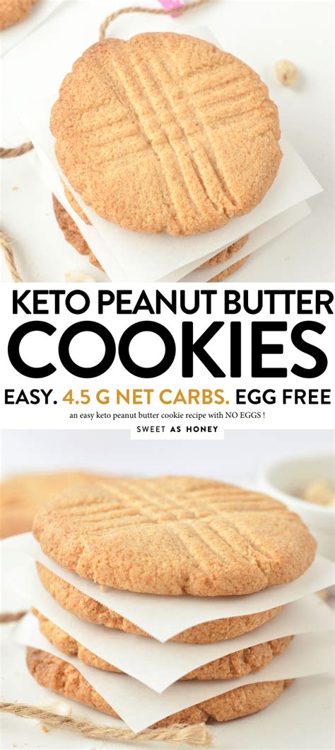 Keto Peanut Butter Cookies With Almond Flour Recipe Keto Peanut