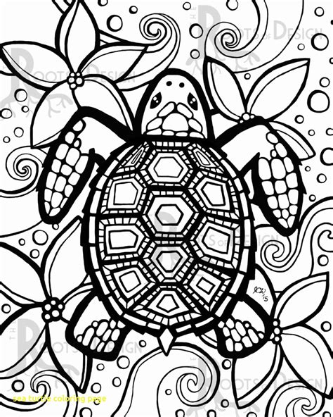 Cute Sea Turtle Coloring Pages At Getdrawings Free Download