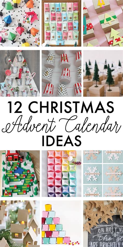 12 Christmas Advent Calendar Ideas On Love The Day