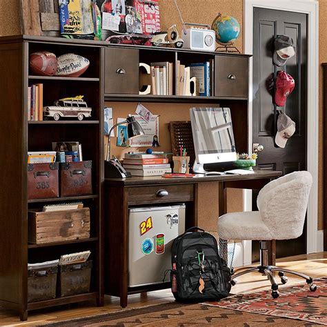 You can also interact with other teenagers from all around the world. | boys study space wood deskInterior Design Ideas.
