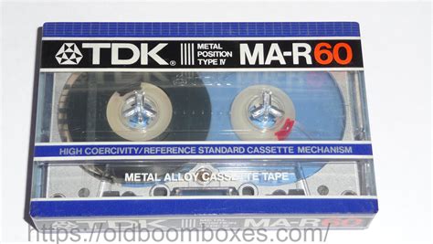 tdk ma r60 metal type cassette tape old boomboxes