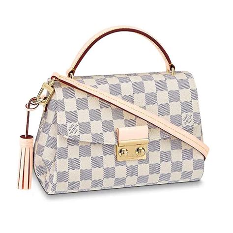 Louis Vuitton Lv Women Croisette Handbag In Damier Azur Coasted Canvas