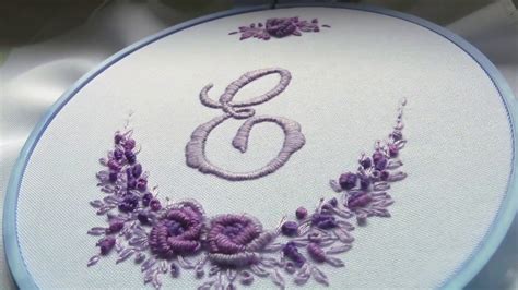 It's an easily accessible craft to start. Hand Embroidery : Monogram || Вышивка: Монограмма - YouTube