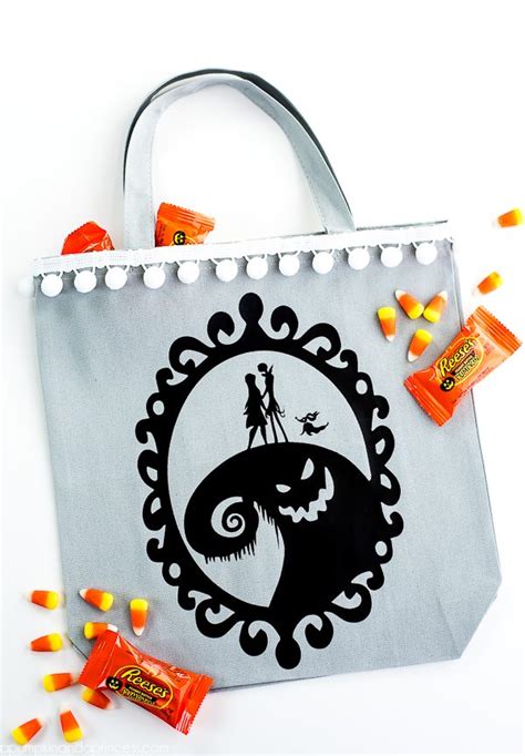 Nightmare Before Christmas Inspired Tote Bag Handmade The Lowest Price