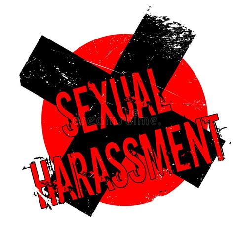 Sexual Harassment Rubber Stamp Stock Illustration Illustration Of Header Rubber 84691994