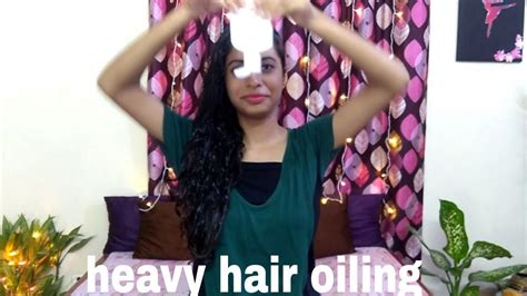 Heavy Hair Oiling Routine Heavy Coconut Oiling Challenge Ml