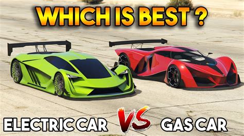 Gta 5 Online Electric Car Vs Gasoline Car Which Is Best Youtube