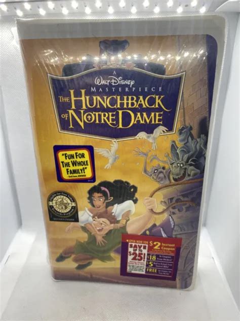WALT DISNEY MASTERPIECE The Hunchback Of Notre Dame VHS Brand New Sealed PicClick