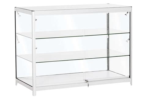 Full Glass Display Counter 1200mm Experts In Display Cabinets Cg Cabinets