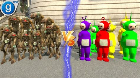 Teletubbies Fight Against Zombie Monsters And Memes Gmod Gmod Youtube