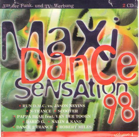 maxi dance sensation 98 2cd compilation 1998