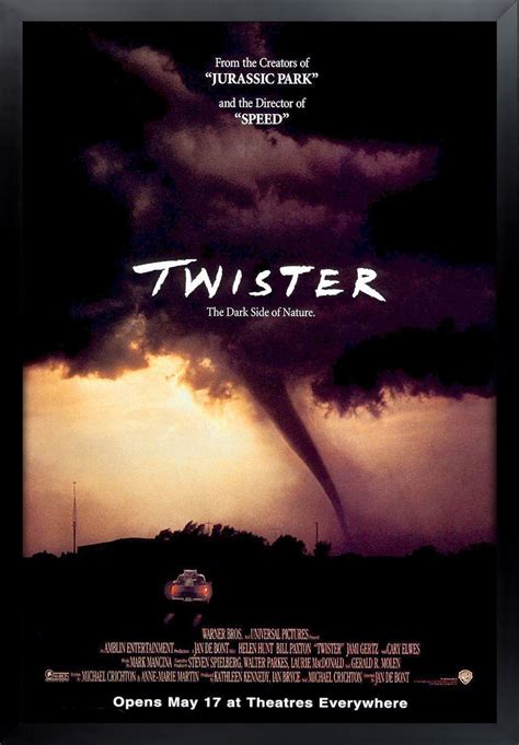 Twister Full Size Movie Poster Framed And Ready To Hang Etsy